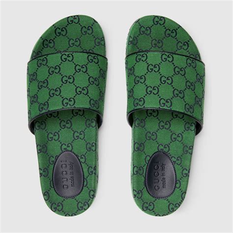 gucci slides green|stores that sell Gucci slides.